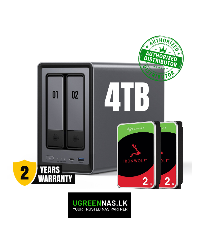 DXP2800 2-BAY NAS with 4TB Capacity