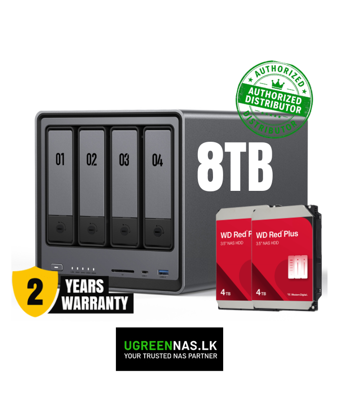 DXP4800 4-Bay NAS with  8TB Capacity